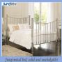 metal bed/queen size stainless steel bed jqg-062